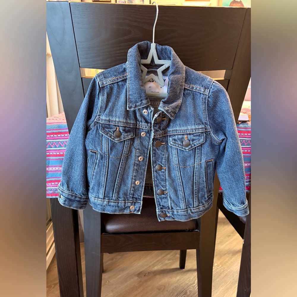 NEW- Old Navy Classic Blue Jean Jacket - Toddler